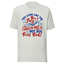 Load image into Gallery viewer, Makes me want a hotdog Unisex t-shirt