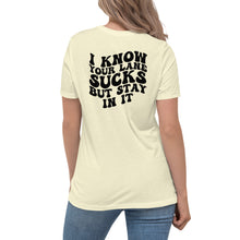 Load image into Gallery viewer, Stay in your lane Women's Relaxed T-Shirt