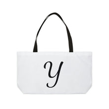 Load image into Gallery viewer, Weekender Tote Bag Y