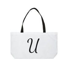 Load image into Gallery viewer, Weekender Tote Bag U