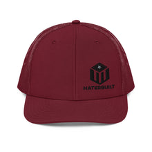 Load image into Gallery viewer, HaterBuilt Black Logo Trucker Cap