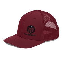 Load image into Gallery viewer, HaterBuilt Black Logo Trucker Cap