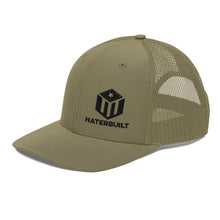 Load image into Gallery viewer, HaterBuilt Black Logo Trucker Cap