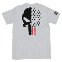 Load image into Gallery viewer, Half Punisher skull Short-Sleeve Unisex T-Shirt