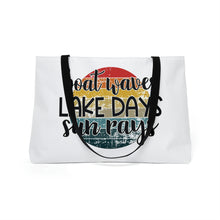 Load image into Gallery viewer, Weekender Tote Bag Y
