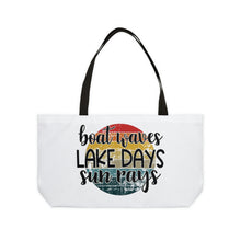 Load image into Gallery viewer, Weekender Tote Bag E
